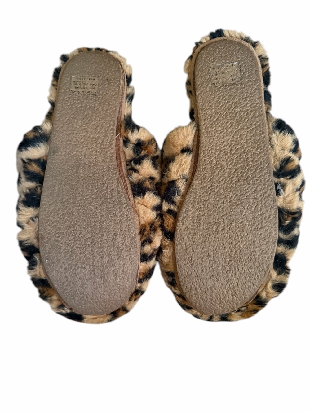 MADEWELL Leopard Faux Fur Scuff Slippers 6 - Picture 4 of 6